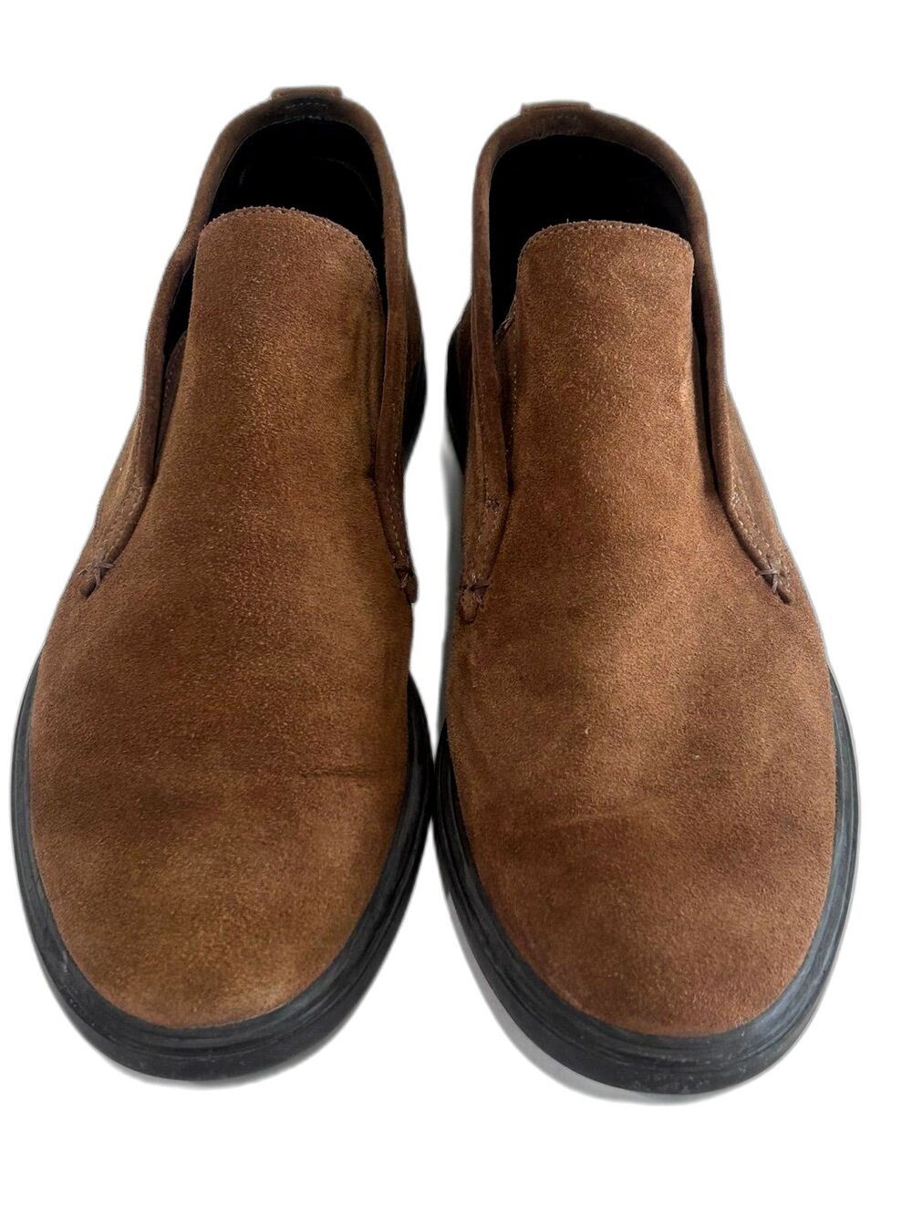 Peter Millar Men’s Size 10 Excursionist Brown Suede Slip-On Chukka.
